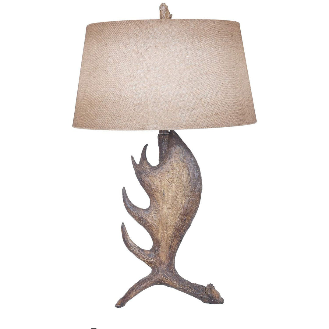 Moose Shed Brown 30-inch Table Lamp - Beige Rustic