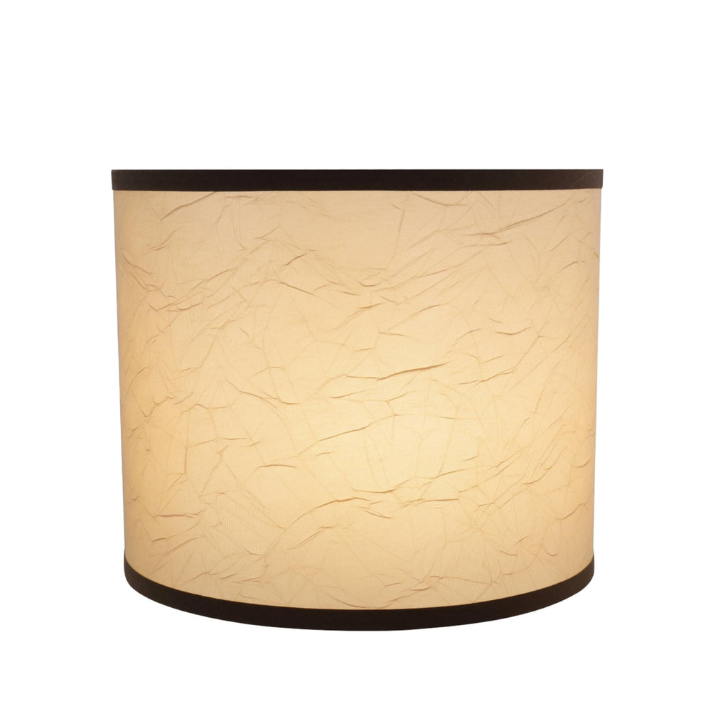 Aspen Creative 31098A Transitional Drum (Cylinder) Shaped Spider Construction BEIGE - Diamond Home USA