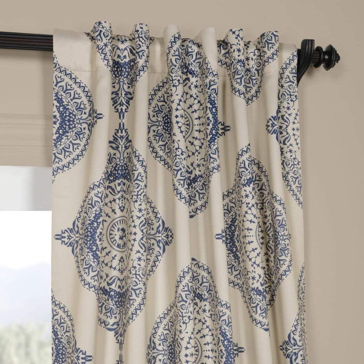 2 Piece Girls Burnt Moroccan Window Curtain 96 Inch Pair Panel Set