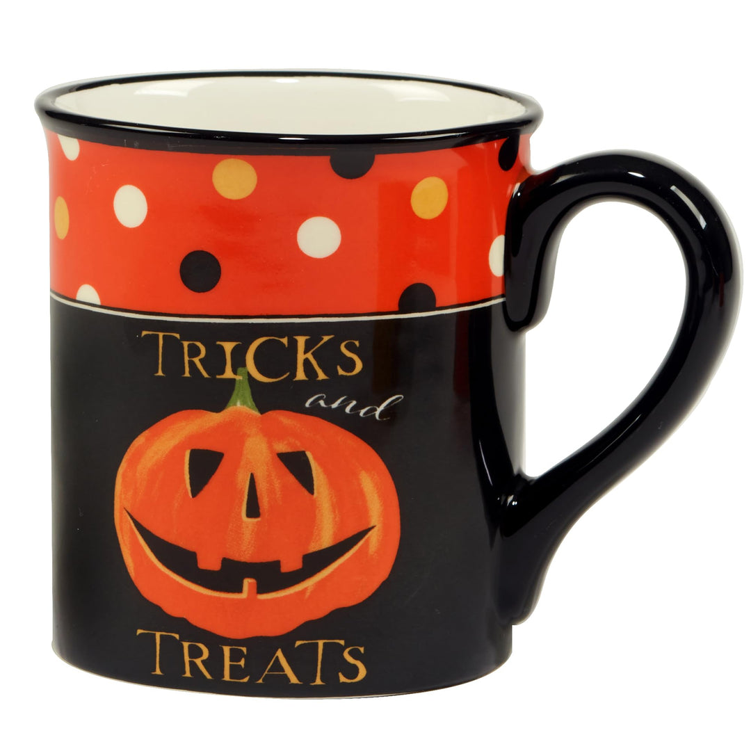 Certified International Spooky Halloween 18 oz. Mug Set of 4 Multicolor - Diamond Home USA