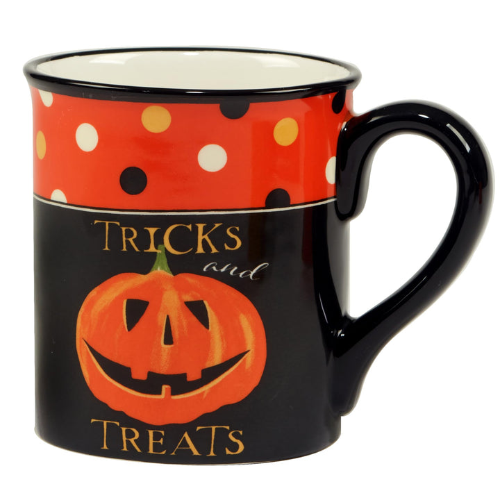 Certified International Spooky Halloween 18 oz. Mug Set of 4 Multicolor - Diamond Home USA