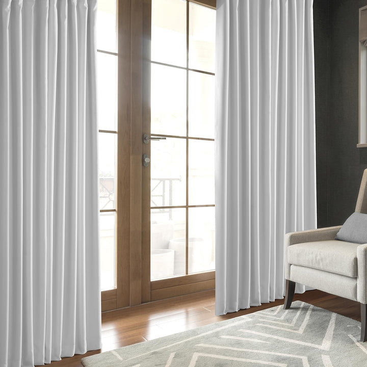 HPD HALF PRCE DRAPES Solid Thermal nsulated Blackout Curtains for Bedroom 96 - Diamond Home USA