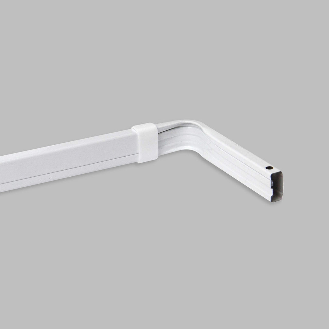 InStyleDesign Adjustable Lockseam Curtain Rod with 3-inch 28-48 Inch - Diamond Home USA