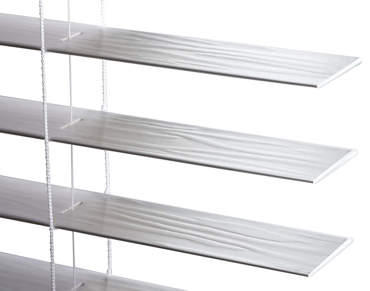 LOTUS & WINDOWARE 2" Faux Wood Blind 47" W x 36" H White Wood Grain Textured - Diamond Home USA