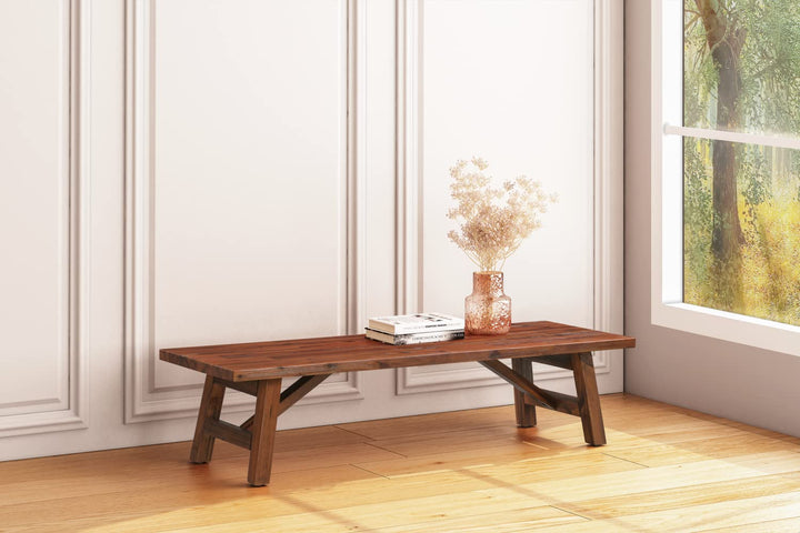 Boraam Rasmus Plant Stand [Chestnut Wire-Brush] Accent Table - Diamond Home USA