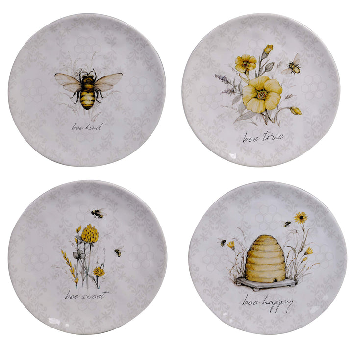 Bee Sweet 16 piece Dinnerware Set Service for 4 - Diamond Home USA