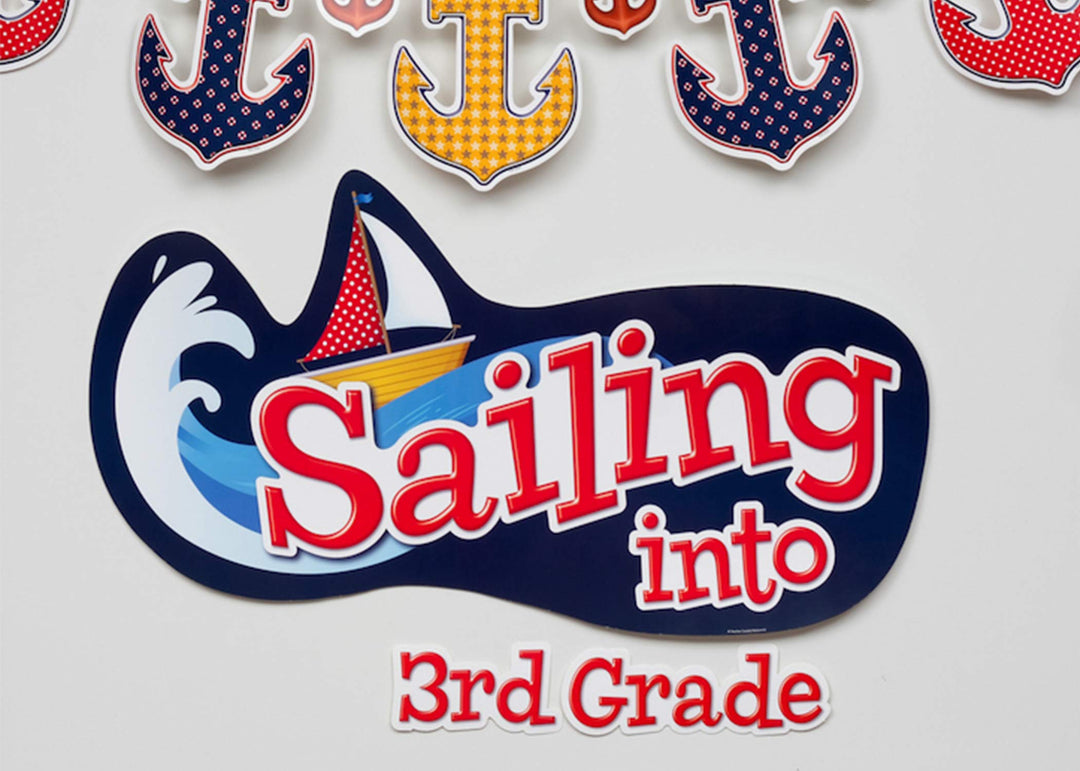 Teacher Created Resources Sailing Into… Bulletin Board Display Set - Diamond Home USA