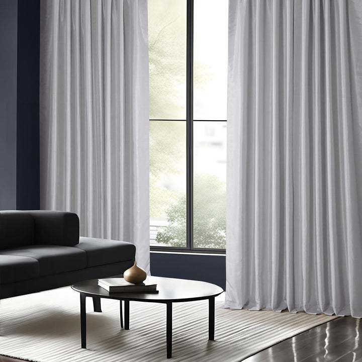 Exclusive Fabrics Textured Faux Dupioni Silk Thermal Blackout Curtains (1 Panel)