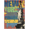Nourison Alter State Multicolor Rectangle Area Rug 5-Feet by 7-Feet (5' x 7') 5' x 7' - Multi