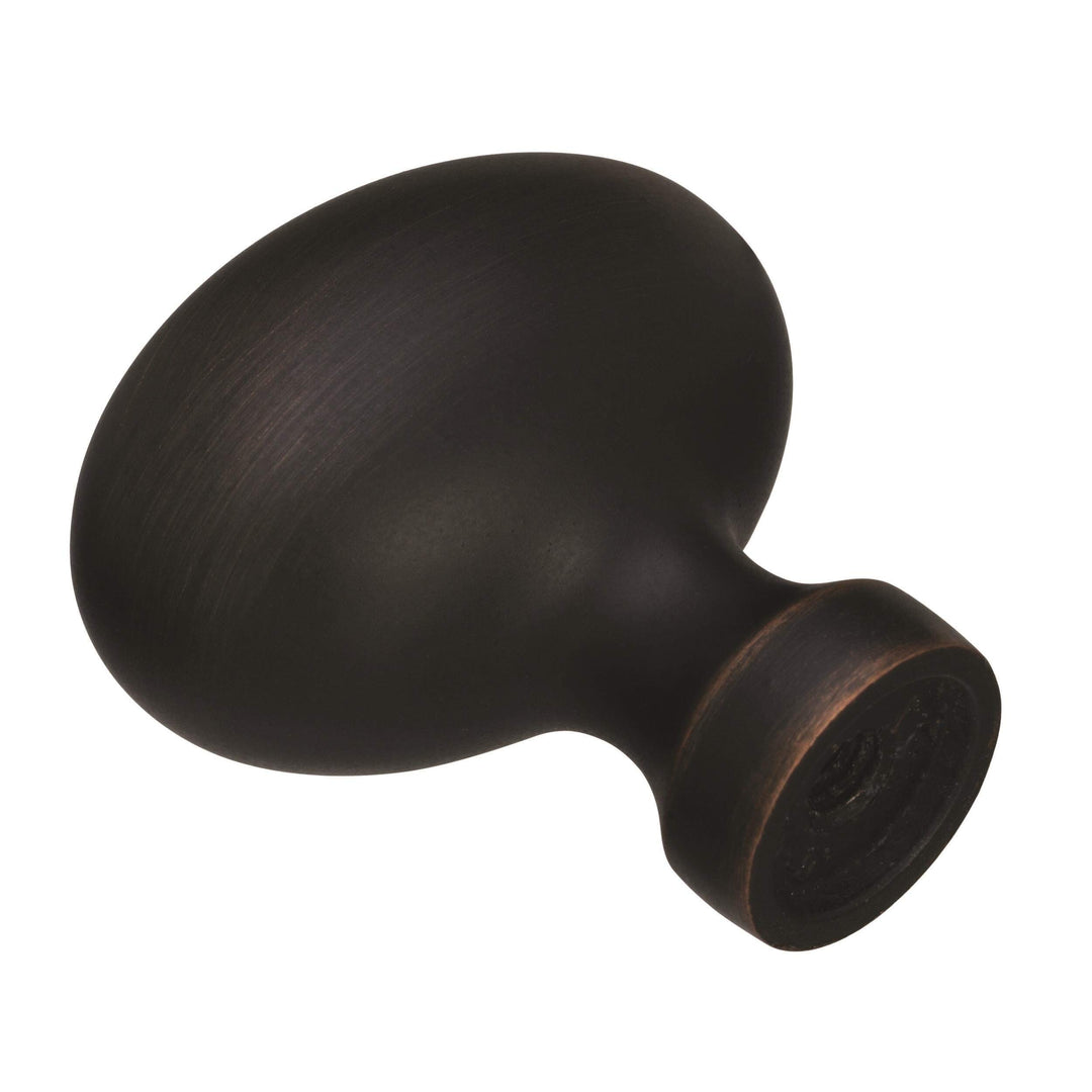 1-3/8 in (35 Mm) Length Oil-Rubbed Bronze Cabinet Knob 10 Pack Brown Modern - Diamond Home USA