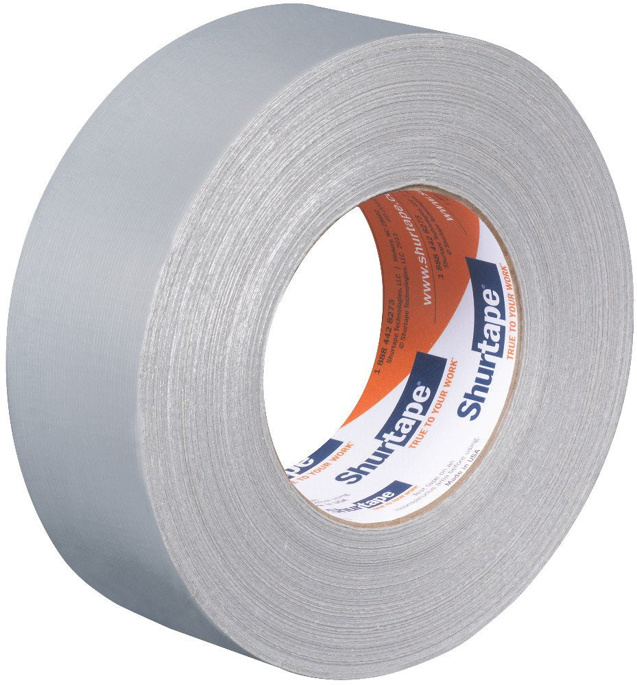 Shurtape SF 682 ShurFLEX Non-Printed Metalized Cloth Duct Tape 48mm x 55m Silver - Diamond Home USA