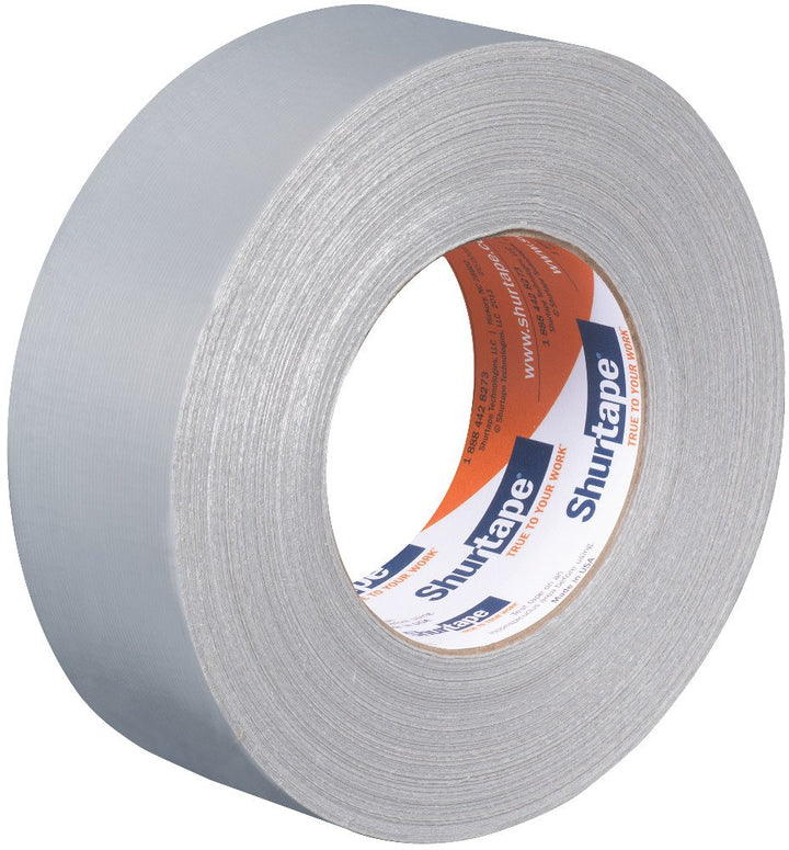 Shurtape SF 682 ShurFLEX Non-Printed Metalized Cloth Duct Tape 48mm x 55m Silver - Diamond Home USA