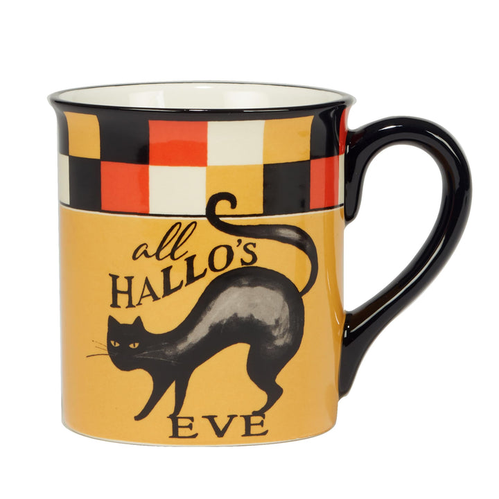 Certified International Spooky Halloween 18 oz. Mug Set of 4 Multicolor - Diamond Home USA
