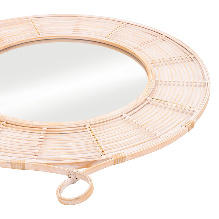 Mirror Natural Brown Modern Contemporary - Diamond Home USA
