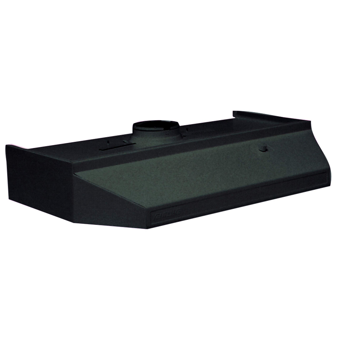 Ventline PH62-S20BC-2 PH Series Smooth 120V AC Range Hood - 12" x 20" Black