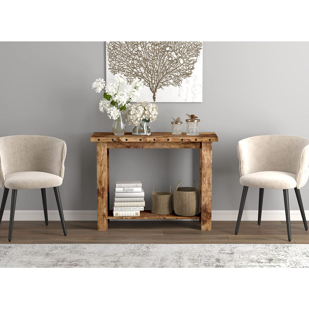 Safdie & Co. Safdie 81090.Z.07 Brown Entryway Console Sofa Couch Table/Accent - Diamond Home USA