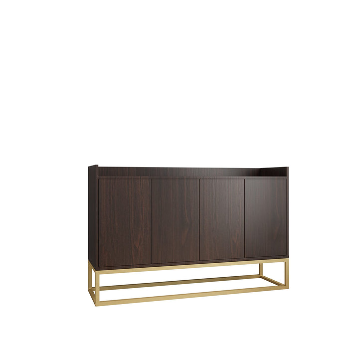 Modern Sideboard Buffet Cabinet with Large Storage Space Brown Contemporary Wood - Diamond Home USA
