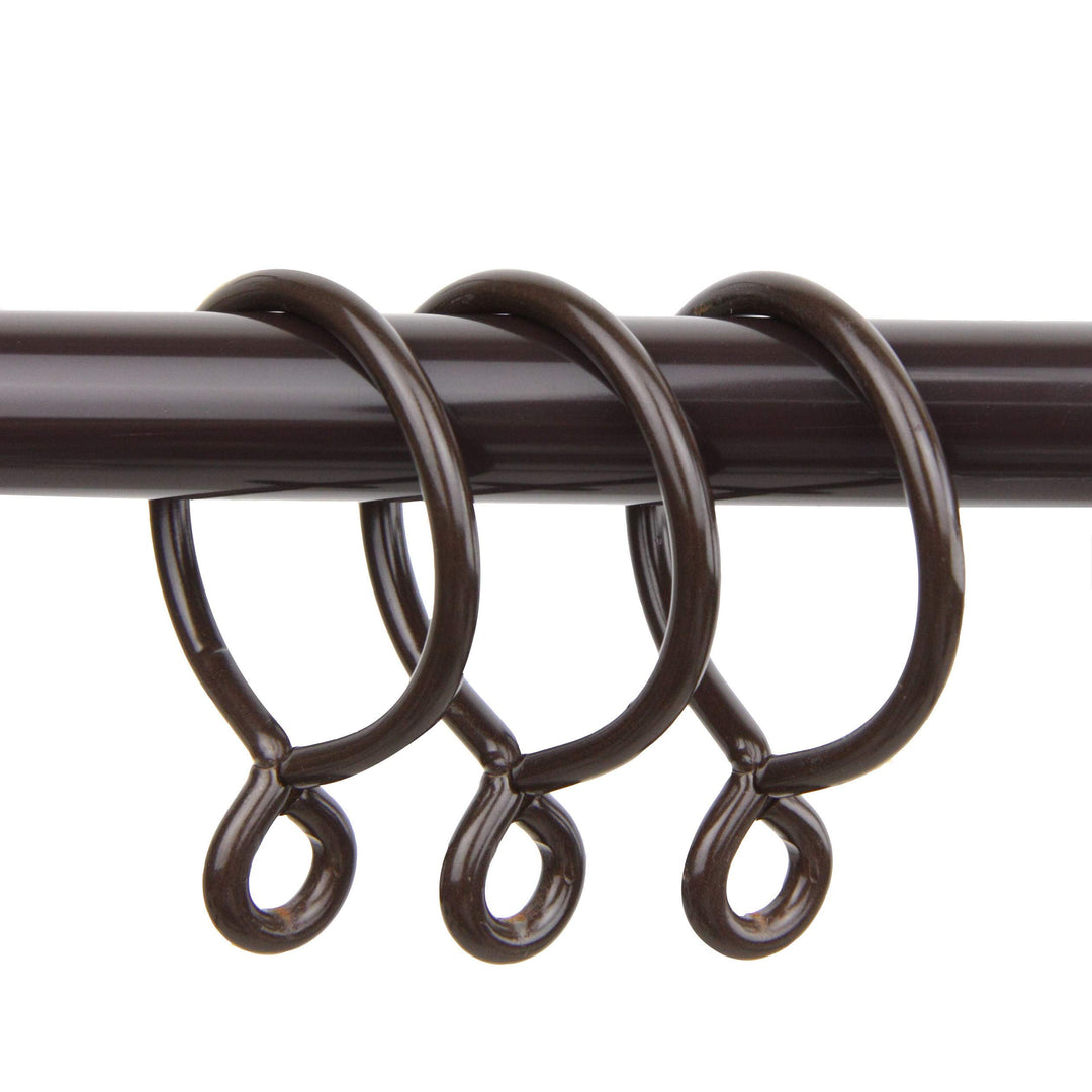 InStyleDesign 10 Curtain Eyelet Rings 1-3/8 inch - Antique Brass Antique - Diamond Home USA