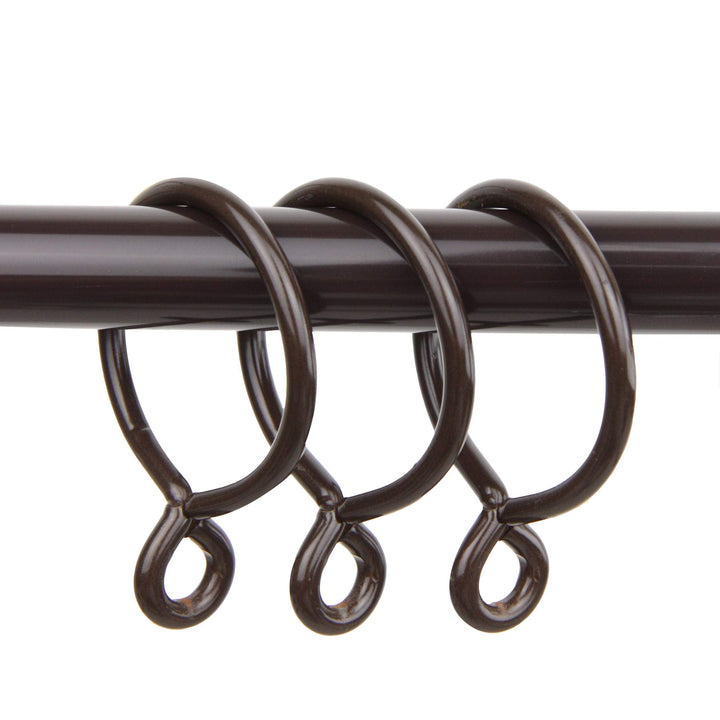 InStyleDesign 10 Curtain Eyelet Rings 1-3/8 inch - Antique Brass Antique - Diamond Home USA