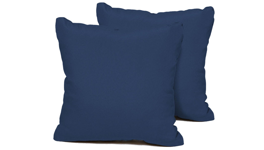 TK Classics PILLOW-NAVY-S-2x Outdoor Pillow Small (Pack of 2) Navy 2 Count