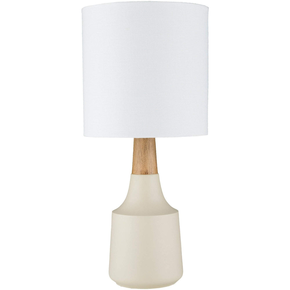 Ivory Modern Table Lamp Cream Contemporary Bulbs Included - Diamond Home USA
