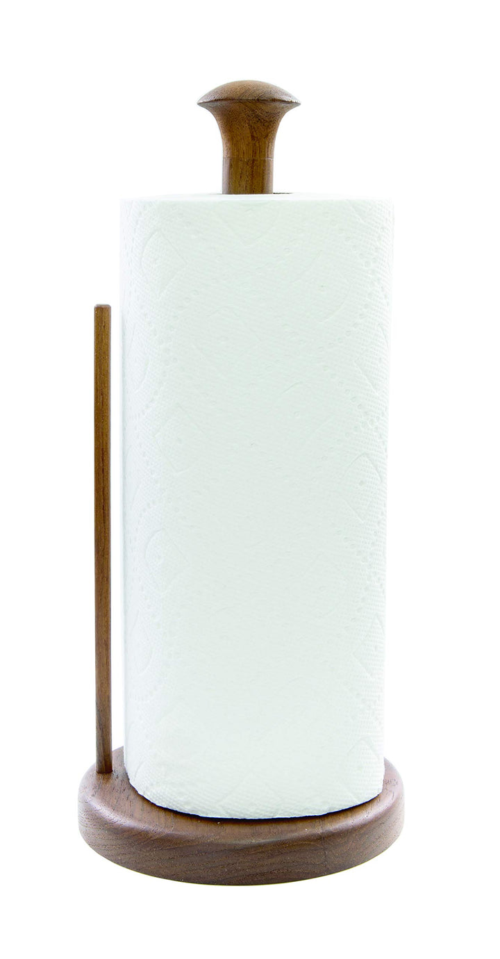 Whitecap Teak Stand-Up Paper Towel Holder - Diamond Home USA