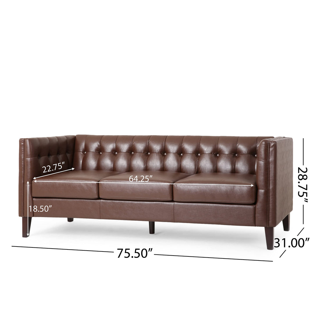 Christopher Knight Home Pondway Sofas Dark Brown + Brown - Diamond Home USA