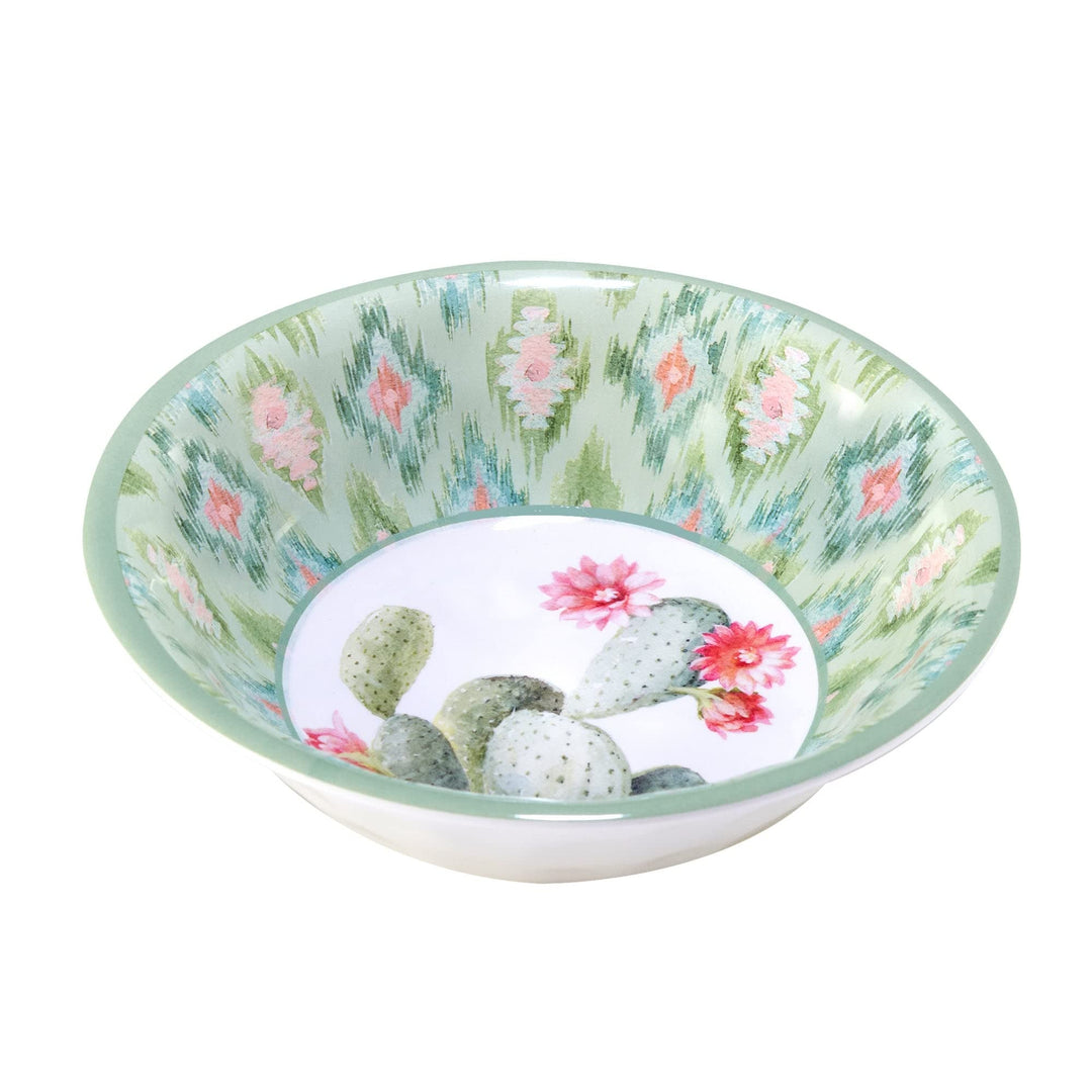 Desert Beauty 5-piece Salad/serving Set Green Multi Color White Floral 5 Piece - Diamond Home USA
