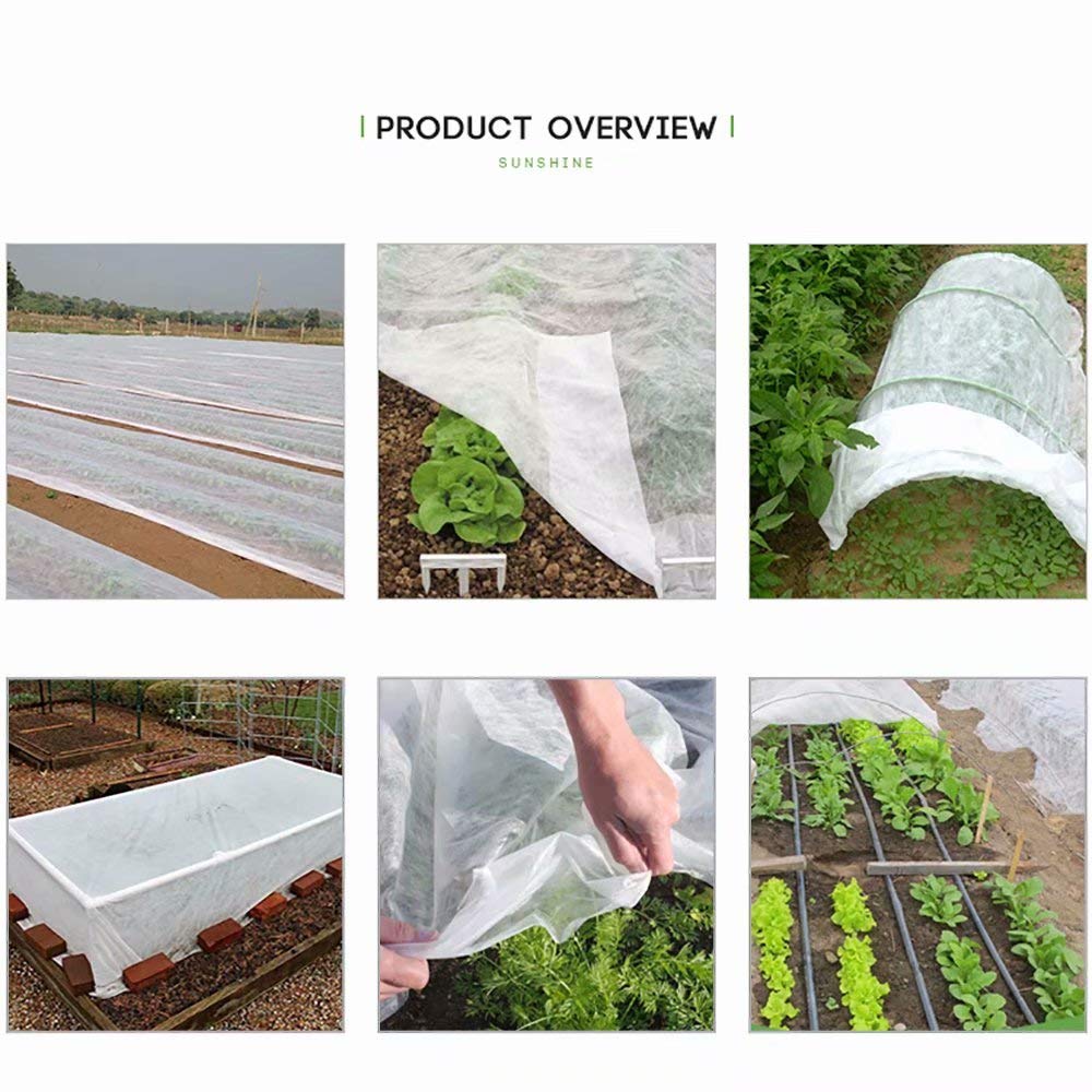 Agfabric Covers Freeze Protection 10'x100' 0.55oz Frost Blankets for - Diamond Home USA