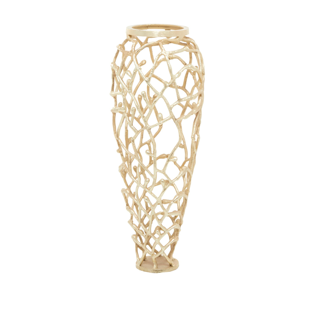 Gold Coral Vase - Diamond Home USA