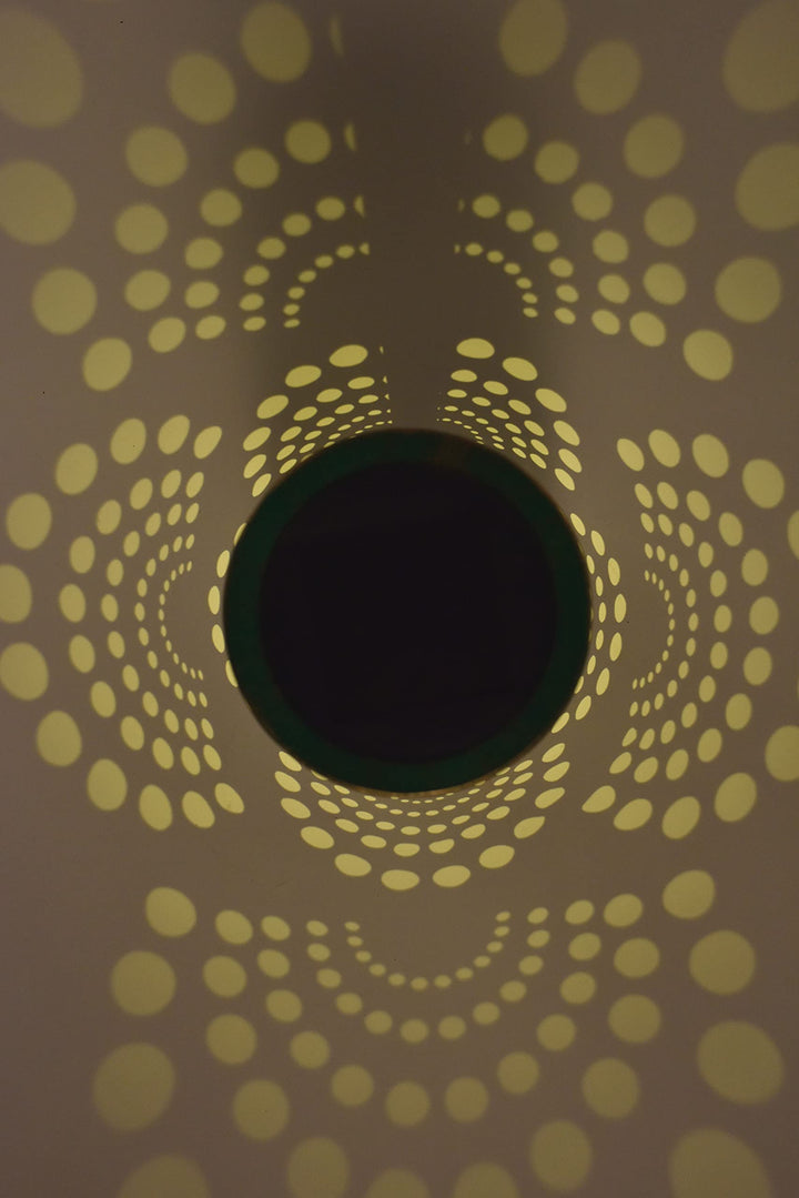 Sunset Vista Designs Solar Collection-Hanging Metal Lantern with Light 9-Inch - Diamond Home USA