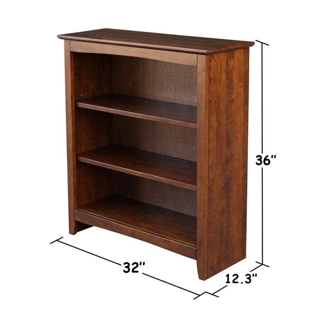 International Concepts Shaker Bookcase 36-Inch - Diamond Home USA