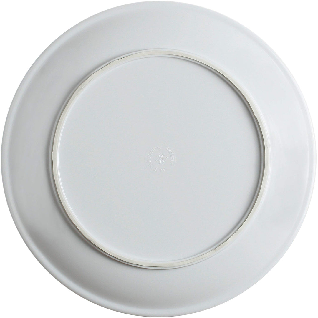 Non-slip Dinner Plate Set Of 6 Multi Color Coastal Casual Round Dishwasher Safe - Diamond Home USA