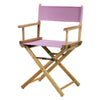 Casual Home Natural Frame/Pink Canvas 18" Classic Height Directors-Chairs