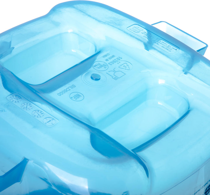 San Jamar Plastic Light Duty Ice Tote 6 Gallons Blue - Diamond Home USA