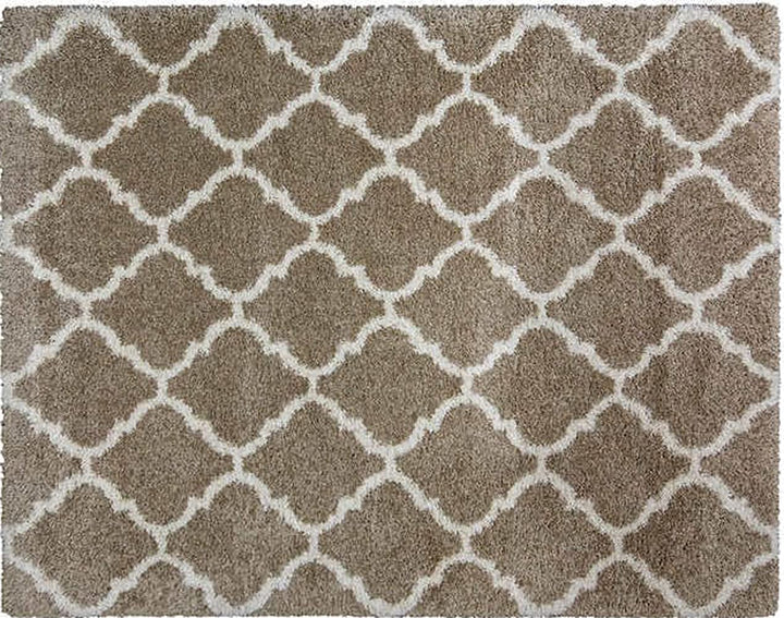 Gertmenian Premium Indoor True Shag Luxury Area Rug Super Plush and Non-Shedding 5'3 x 7'5 - Tan