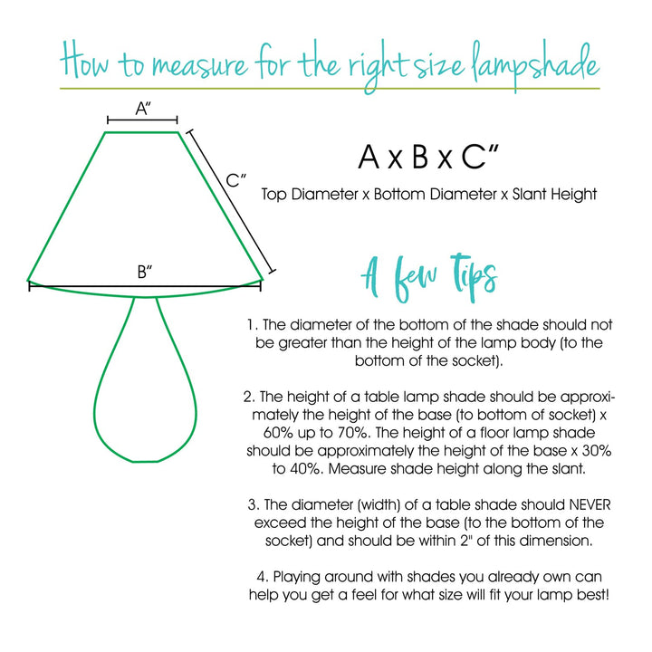 Cloth & Wire Empire Hardback Lampshade with Bulb Clip White Fabric Lampshade for - Diamond Home USA