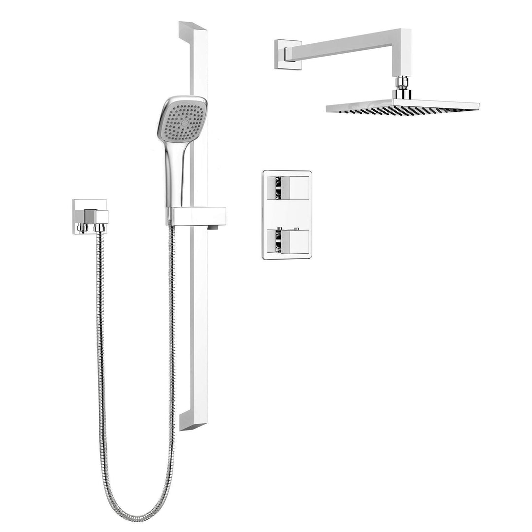 Keeney Belanger KIT-QUA140TCP Rain Thermostatic Dual Function Complete hower