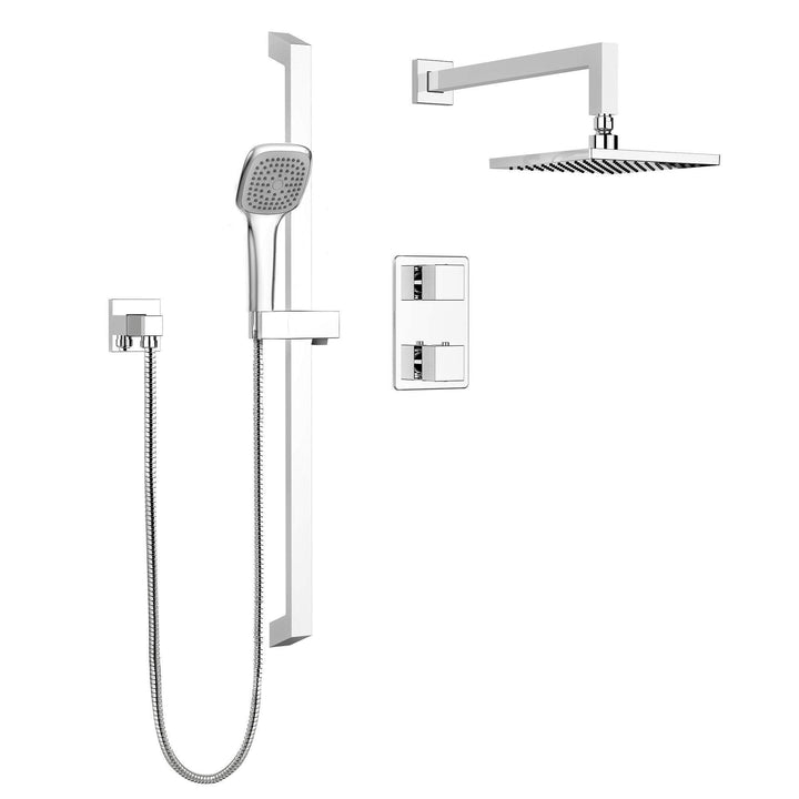 Keeney Belanger KIT-QUA140TCP Rain Thermostatic Dual Function Complete hower
