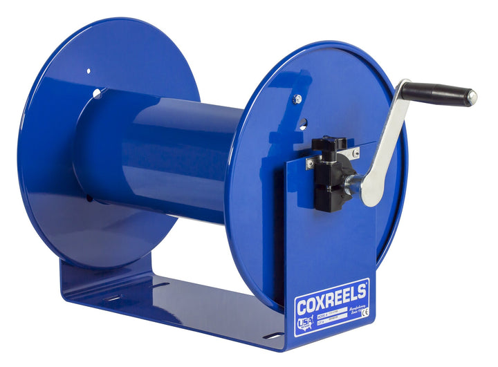 Coxreels 117-4-225 Compact Hand Crank Steel Hose Reel - 4 000 PSI - Holds 1/2" x - Diamond Home USA