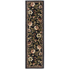 Home Dynamix Optimum Amell Traditional Floral Area Rug 1 ft 9 in x 7 ft 2 in 1'9"x7'2" - Black