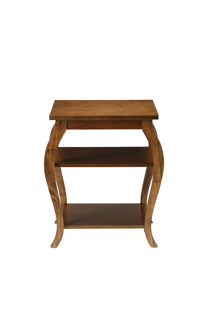 Acme Becci End Table in Walnut - Diamond Home USA