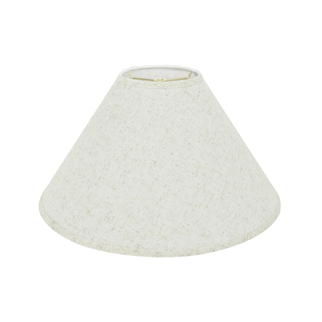 Aspen Creative 32202A Empire Spider Lamp Shade Flaxen 6" Top x 19" Bottom x