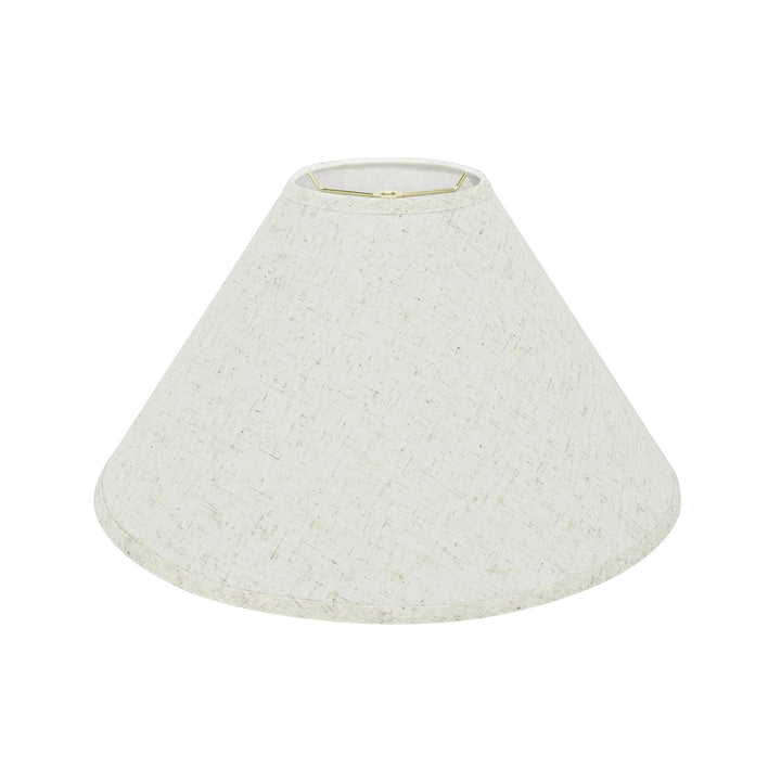 Aspen Creative 32202A Empire Spider Lamp Shade Flaxen 6" Top x 19" Bottom x