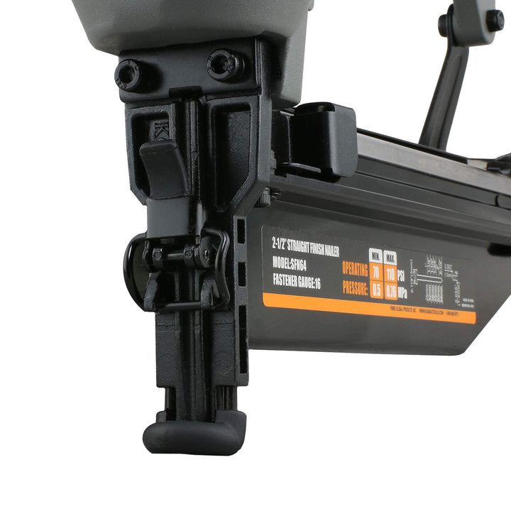 NuMax SFN64 Pneumatic 16-Gauge 2-1/2" Straight Finish Nailer - Diamond Home USA