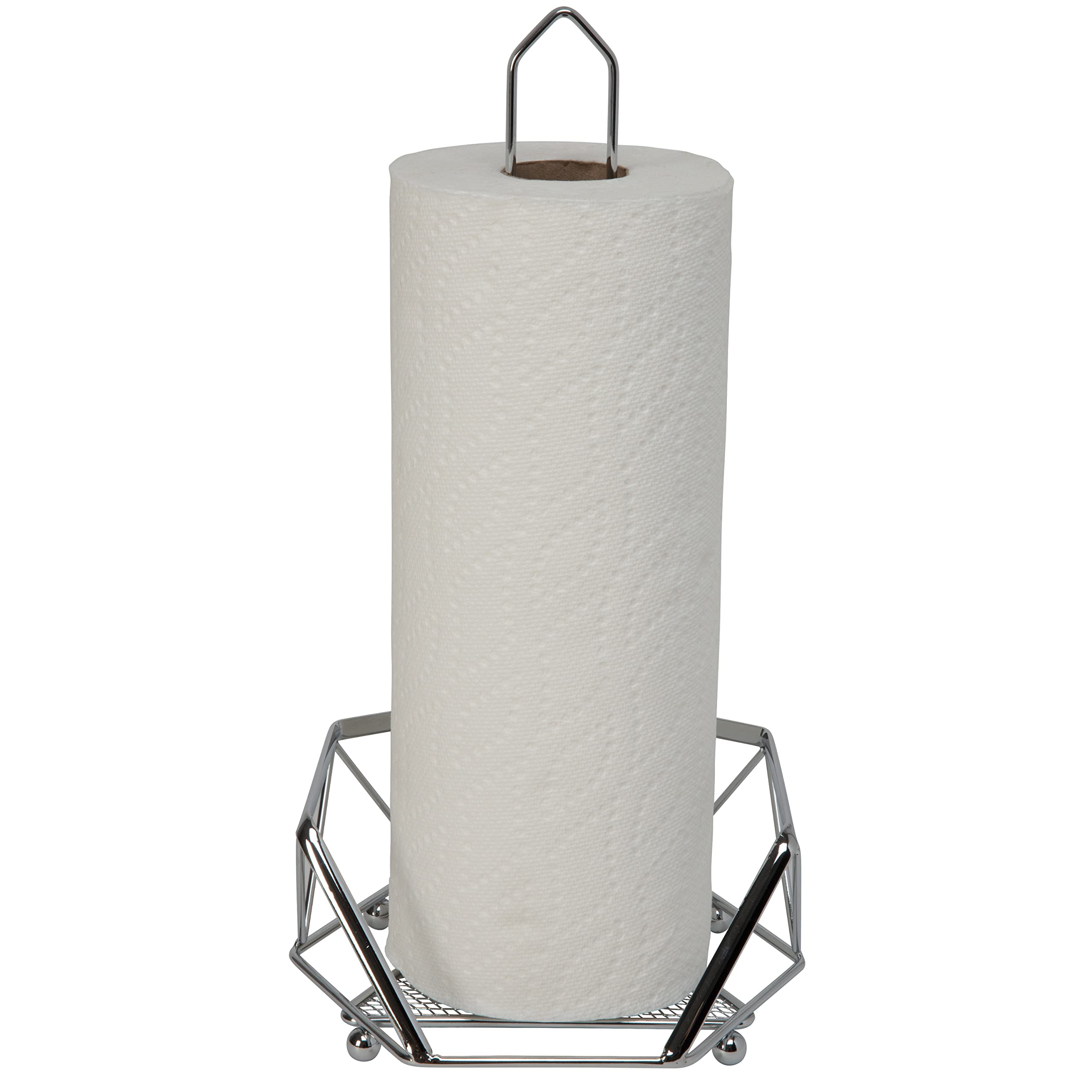 Kitchen Details Chrome Geode Paper Towel Holder - Thumbnail 3