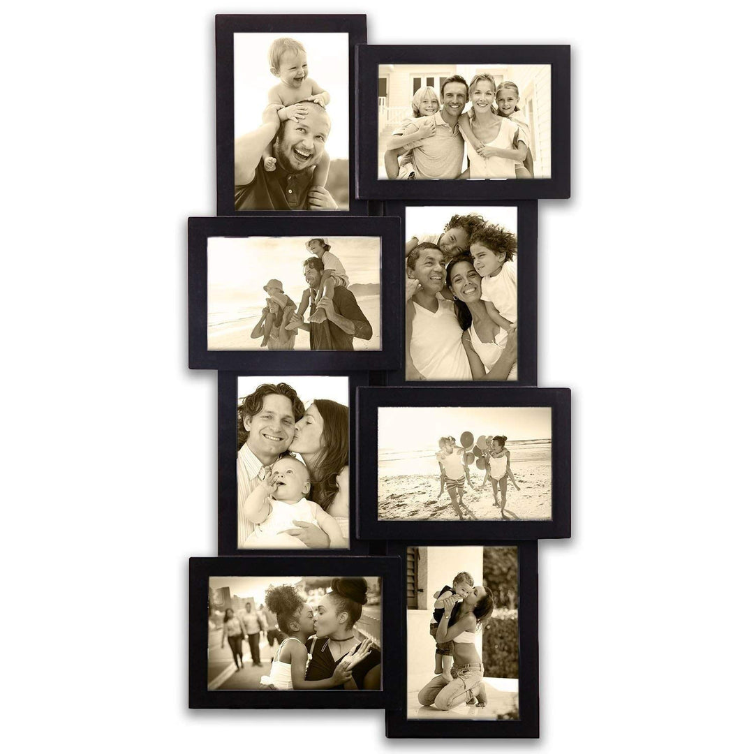 Photo Frame Vertical Horizontal Display Picture Gift 23x11 Black Pvc Rectangle - Diamond Home USA