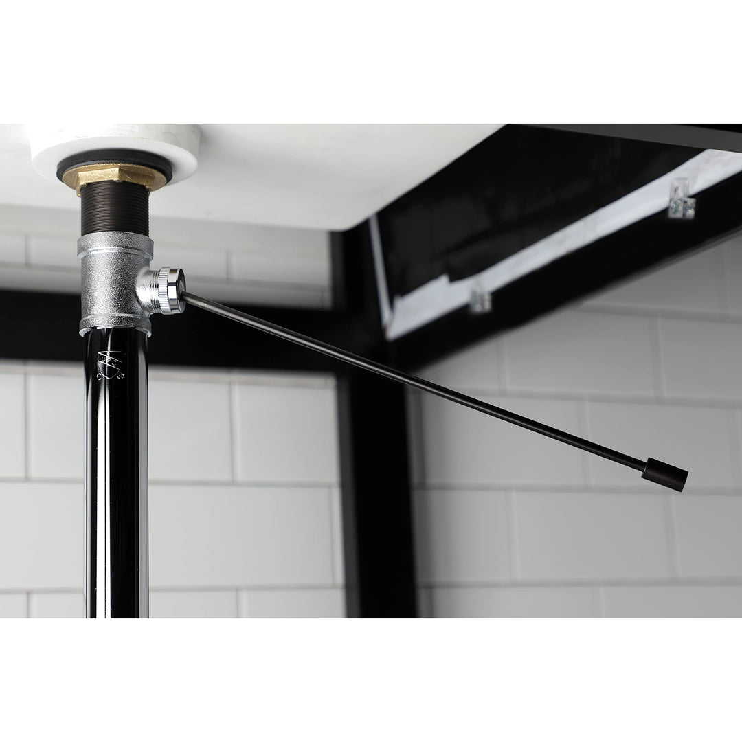 Kingston Brass KS8100MB Concord Bathroom Sink Drain 7-13/16" Length Matte Black