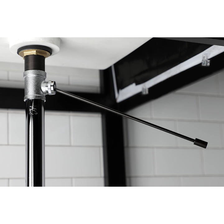 Kingston Brass KS8100MB Concord Bathroom Sink Drain 7-13/16" Length Matte Black