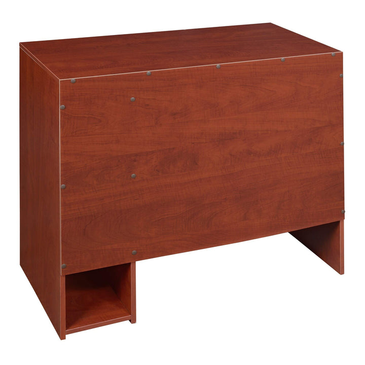 31" Desk -Cherry Orange Modern Contemporary Rectangular Laminate Cherry Finish - Diamond Home USA